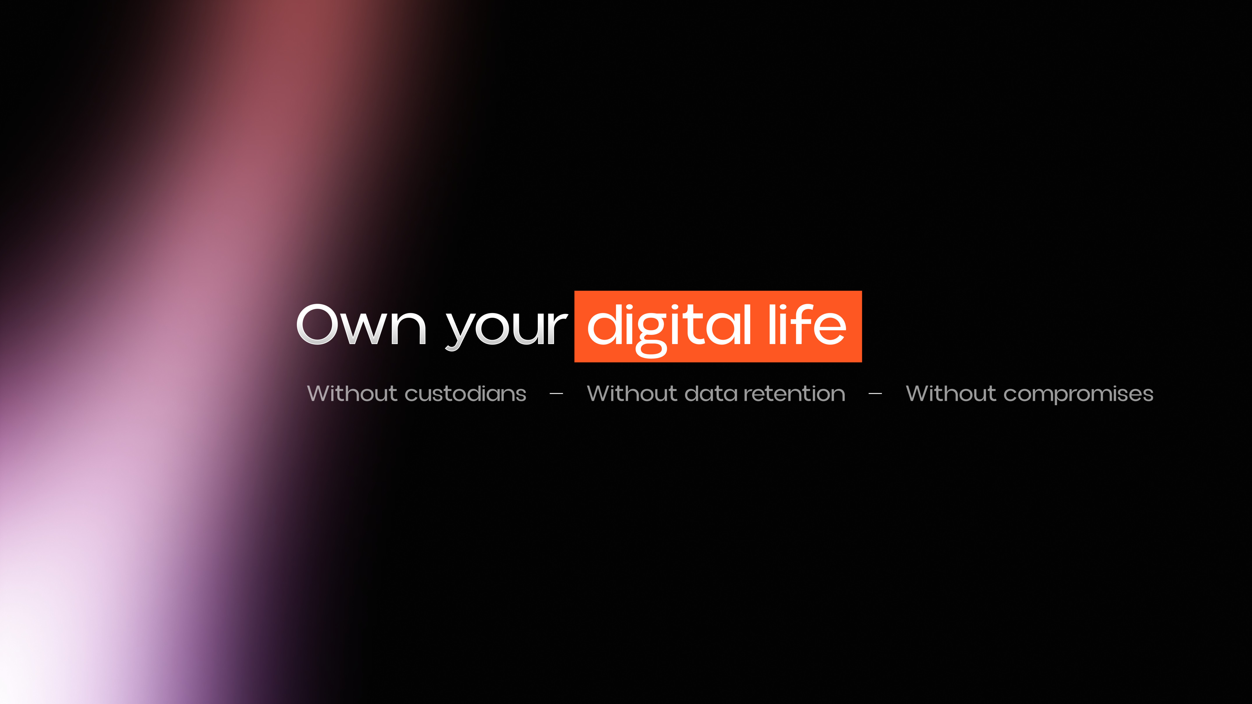 Zelf - Own your Digital Life